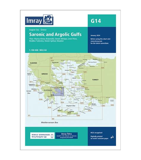 G14 Saronic and Argolic Gulfs – Imray